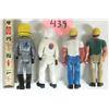Image 2 : Lot 4 Vintage Fisher Price Adventure People Action Figures