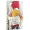 Image 2 : Rare New Sealed 15 "   Plush Ronald McDonald Doll yarn Haor Plastic face