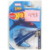 Image 1 : new unopened 2020 hotwheels Diecast Marvel xmen #10 screen time jet