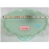 Image 1 : New 11" Martha Stewart Scalloped Edge Jadeite Pedestal Cake Stand