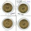 Image 1 : 4 X SASKATCHEWAN 1905-1965 DIAMOND JUBILEE TOKENS