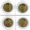 Image 2 : 4 X SASKATCHEWAN 1905-1965 DIAMOND JUBILEE TOKENS