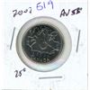 Image 1 : 2002 CANADA DAY DESIGN 25C COIN