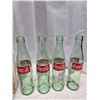 Image 2 : 4 GREEN COCO-COLA BOTTLES 355ML EACH WITH CASE