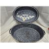 Image 2 : 2 ANTIQUE ENAMEL ROASTERS.