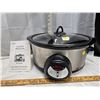 Image 1 : 6 QT. CROCK POT STONEWARE SLOWCOOKER.  NEVER USED.
