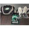 Image 1 : 3 SK Roughriders Attaché Case; Sign; Tiger Size 8 Running Shoes - Brand New