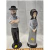Image 1 : AMISH/MENNONITE CERAMIC MAN & WOMAN