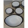 Image 2 : Set of 38 piece dinnerware set
