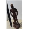 Image 2 : Vintage carved wood statue
