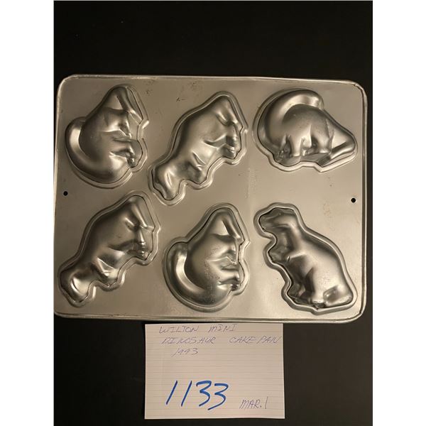 Wilton Mini Dinosaur Cake Pan 1993