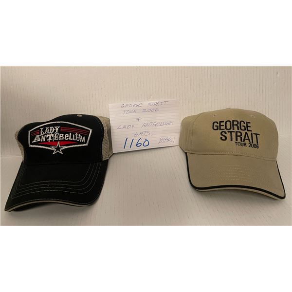 George Strait Tour 2006 & Lady Antebellum Hats
