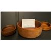 Image 2 : Wooden Bowl Set - lot of 3 - made in Thailand