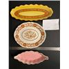 Image 1 : Serving Plates - 3 misc.