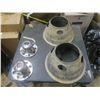 Image 1 : two dually hub caps