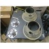 Image 2 : two dually hub caps