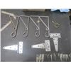 Image 2 : door hinges and hangers and assorted hardware