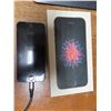 Image 1 : iPhone SE , space gray, 64 GB- untested with box and earphones