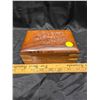 Image 1 : VINTAGE WOODEN BOX, MADE IN INDIA. (6" X 4" X 2 1/4")