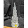 Image 2 : PLASTIC LIGHT UP TREE ORNAMENT, BATTERIES.CERAMIC TREE TEALIGHT HOLDER.