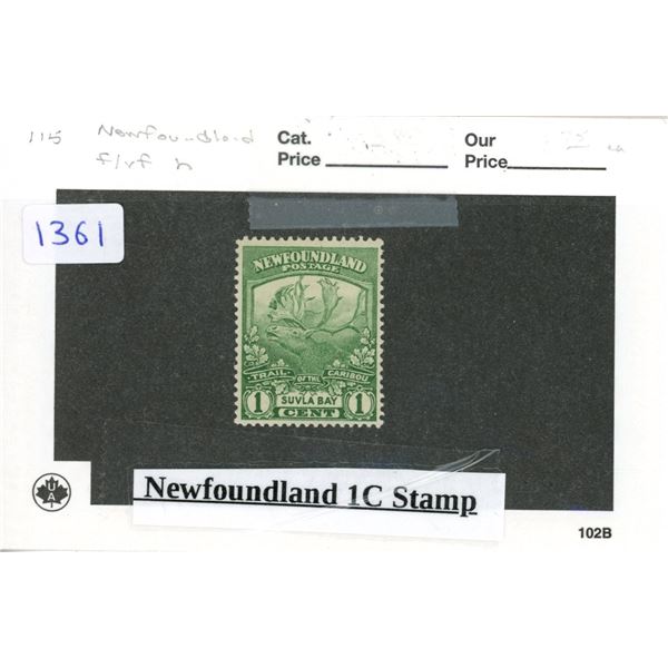 Newfoundland 1C Stamp.