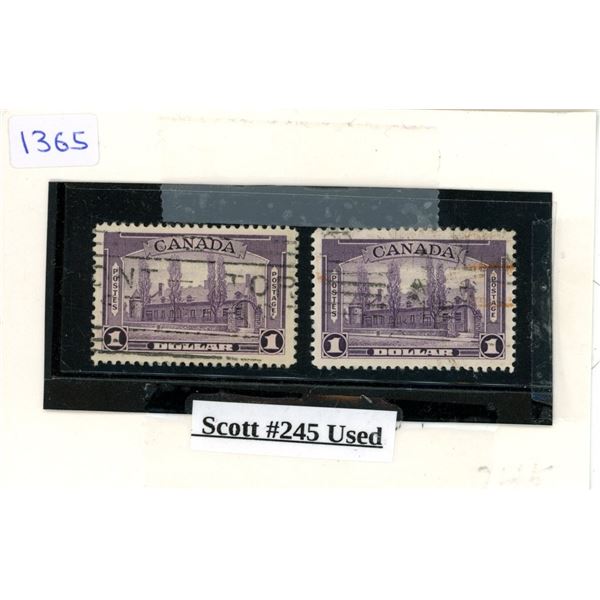 Scott #245 Used Stamp.