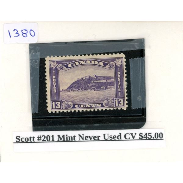 Scott #201 Mint Never Used CV $45.00 Stamp.