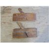 Image 4 : two wooden moulding planes stamped J. mscrecor