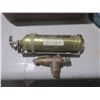 Image 1 : vintage brass fire extinguisher and brass nozzle