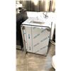 Image 1 : STAINLESS STEEL MARVEL MOKR124-SS31A DISPENSER FOR BEER WINE OR DRAFT BEVERAGES D24" X W24" X H33"