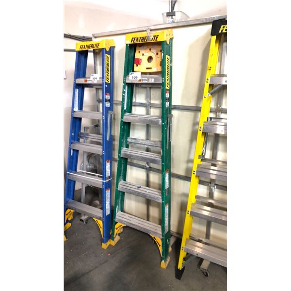 FEATHERLITE 6' FOLDING LADDER