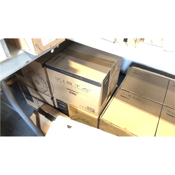 TABLE LOT OF VISTA CEILING SPEAKERS
