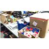 Image 1 : MIXED ITEMS INCL 2 BOXES OF TUMBLERS, MILWAUKE CHARGER, GIMBAL LIGHT AND MORE