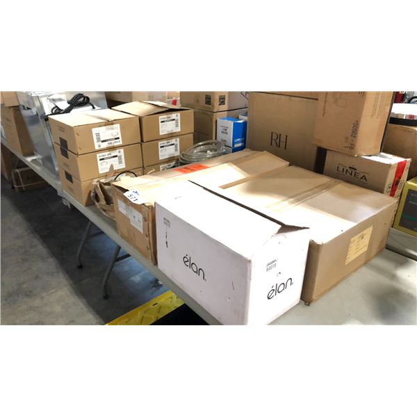 MISCELLANEOUS LIGHT FIXTURES, 6 KUZCO CEILING LIGHTS AND MORE