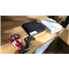 Image 1 : BIN OF MISC ITEMS INCL OAKLEY MOD5 L HELMET, 2 SONY PLAYSTATION CONSOLE ONLY,