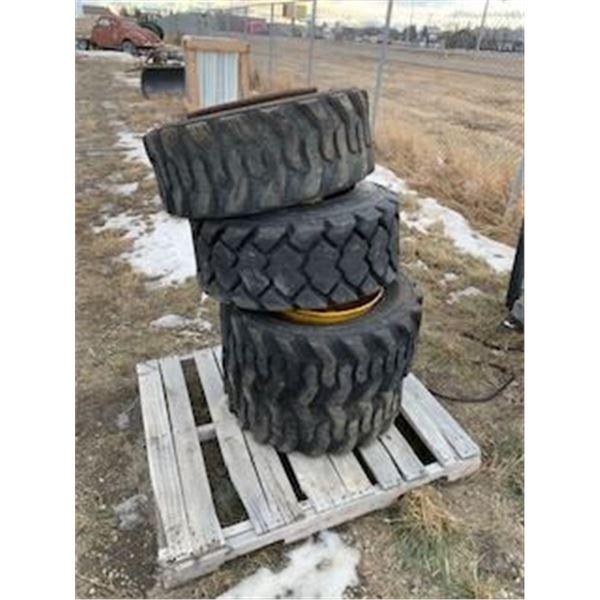 SKIDSTEER TIRES AND RIMS