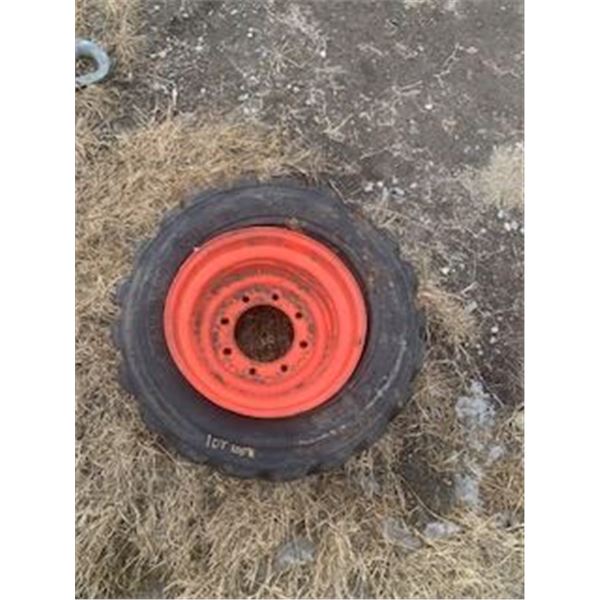 SKIDSTEER TIRE AND RIM