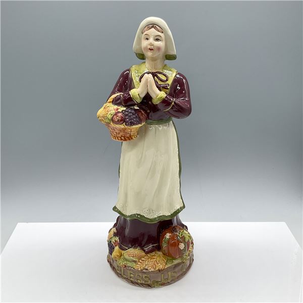 Vintage Kaldun & Bogle Porcelain Figurine, Pilgrim Harvest