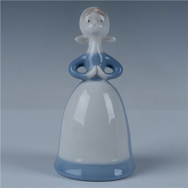 Vintage 1970s Porcelain Singing Dutch Girl Bell