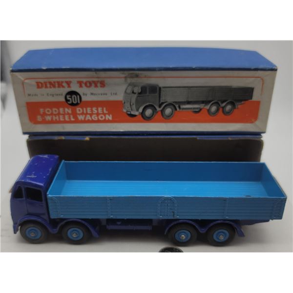Dinky Toys #501 Foden Diesel 8 Wheel Wagon Truck in Great Original Box