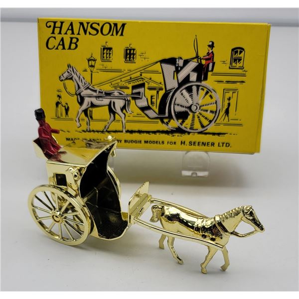 Budgie Toys #100 Gold Hansom Cab Mint in Box