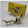 Image 2 : Budgie Toys #100 Gold Hansom Cab Mint in Box