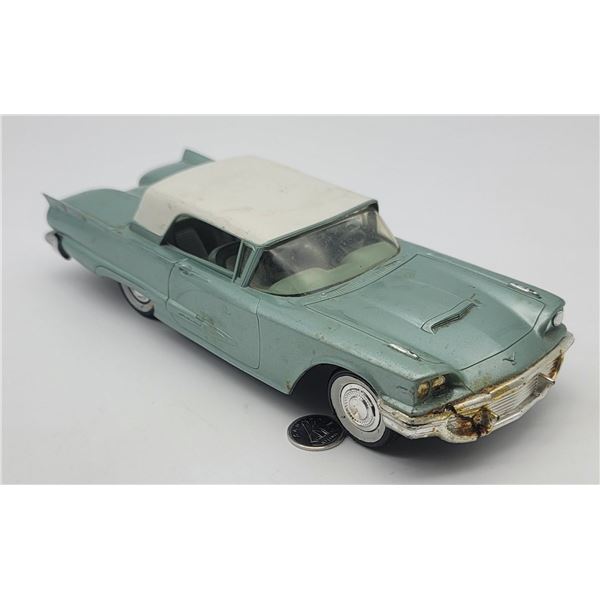 1959 AMT Friction Ford Thunderbird T-Bird Vintage Dealer Promo Car not Complete