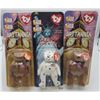 Image 1 : 3 McDonalds Beanie Babies 2 Britannia the Bear and 1 Glory the Bear all in Original Packaging