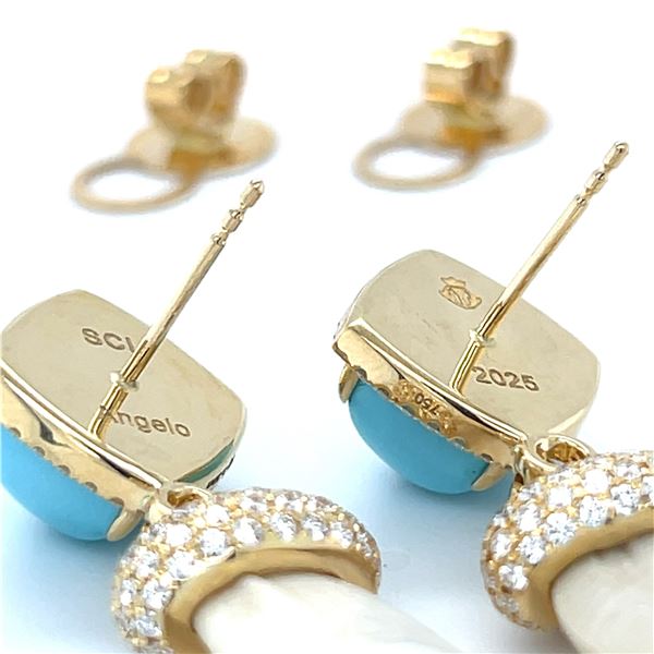 Elk Ivory Earring Pendants