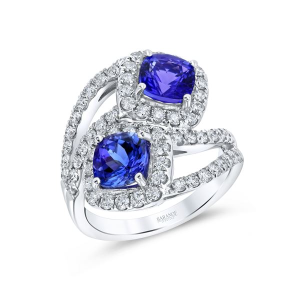 Tanzanite and Diamond Ring