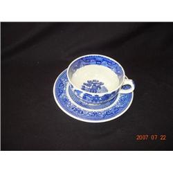 Blue Willow, Cup & Saucer
