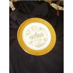 Souvenir Plate - "Crest of Gold"