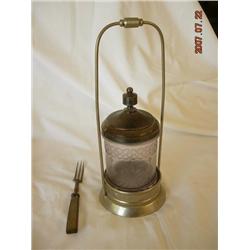 EAPG Glass Pickle Jar