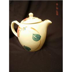 Purinton Tea Pot, Leaf Pattern